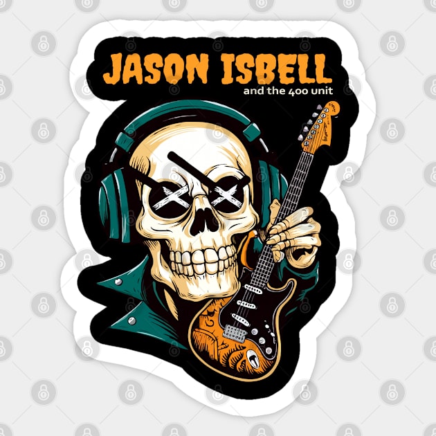 jason isbell Sticker by mid century icons